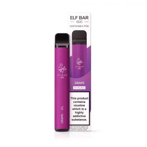 ELFBAR Grape Disposable Vape (600 Puffs)
