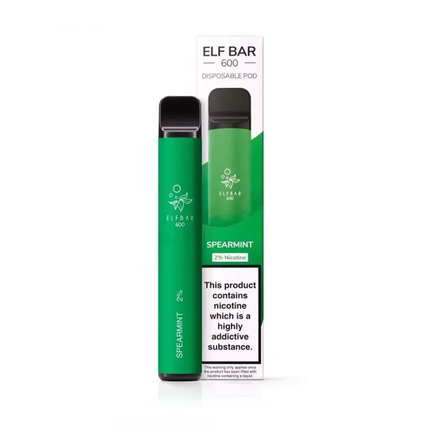 ELFBAR Spearmint Disposable Vape (600 Puffs)