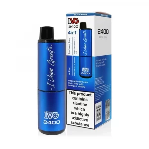 IVG 2400 Blue Edition 4 in 1 Disposable Vape (2400 Puffs)