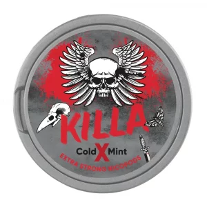 KILLA Cold Mint X Extra Strong Nicotine Pouches - Snus Pods (16mg)