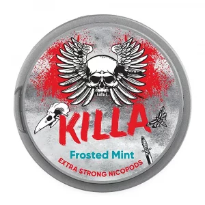 KILLA Frosted Mint Extra Strong Nicotine Pouches - Snus Pods (16mg)