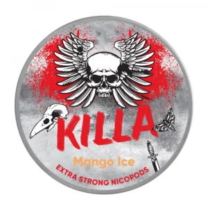 KILLA Mango Ice Extra Strong Nicotine Pouches - Snus Pods (16mg)