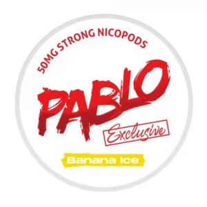 PABLO Banana Ice Strong Nicotine Pouches - Snus Pods (50mg)