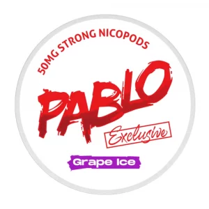 PABLO Grape Ice Strong Nicotine Pouches - Snus Pods (50mg)