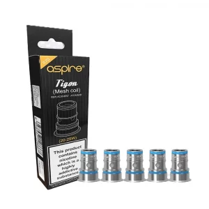 ASPIRE Tigon 0.7 Ohm Replacement Vape Coils (5 Pack)