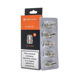 GEEKVAPE Z 0.4 Ohm (50-60W) - Replacement Vape Coils (5 Pack)