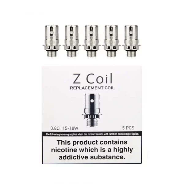 Z COIL 0.8 Ohm (15-18W) - Replacement Vape Coils (5 Pack)