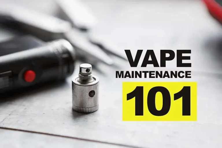 Vape Maintenance 101: Cleaning, Troubleshooting, and Upkeep Tips