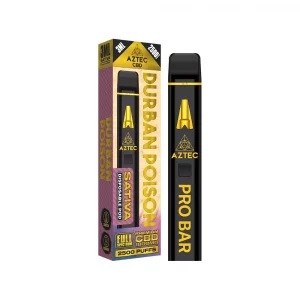 AZTEC PRO BAR Durban Poison CBD Disposable Vape Pen 1800mg
