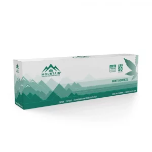MOUNTAIN SMOKES Mint Squeeze Flavor 50mg CBD Hemp Smokes Carton of Ten (20 Packs)