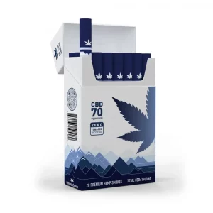 MOUNTAIN SMOKES Natural Flavor 70mg CBD Hemp Smokes (20 Pack)