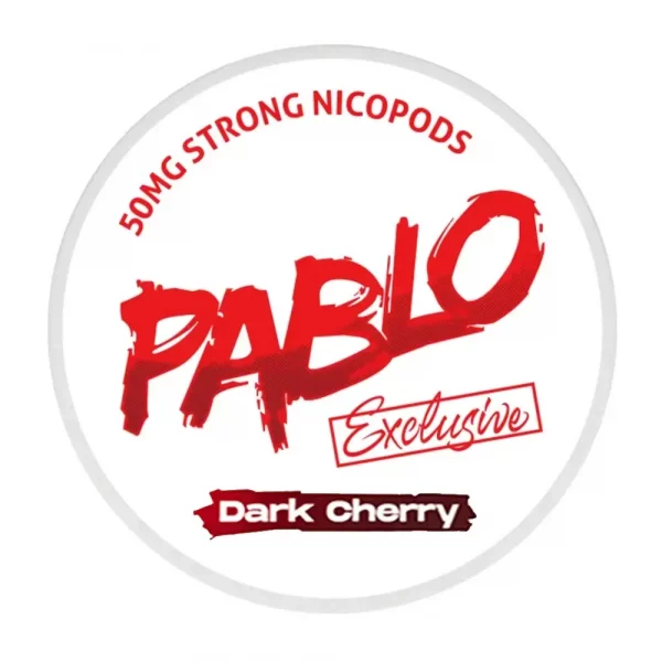 PABLO Dark Cherry Strong Nicotine Pouches - Snus Pods (50mg)