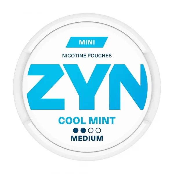 ZYN Cool Mint Mini Medium Nicotine Pouches – Snus Pods (3mg)