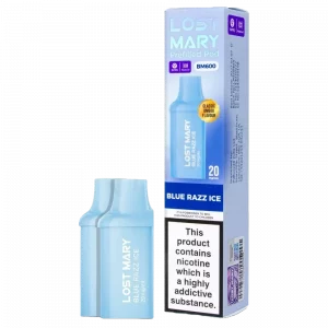LOST MARY BM600 - Refill Pack Blue Razz Ice 2 Pack (2ml Each)