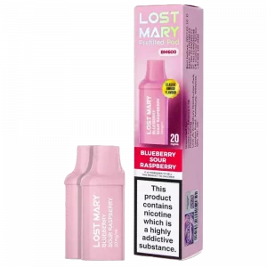 LOST MARY BM600 - Refill Pack Blueberry Sour Raspberry 2 Pack (2ml Each)