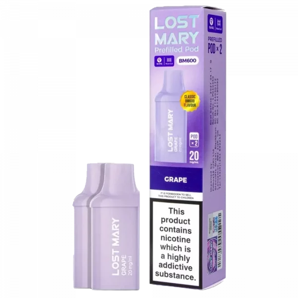 LOST MARY BM600 - Refill Pack Grape 2 Pack (2ml Each)