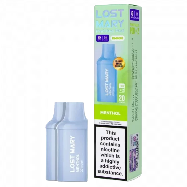 LOST MARY BM600 - Refill Pack Menthol 2 Pack (2ml Each)