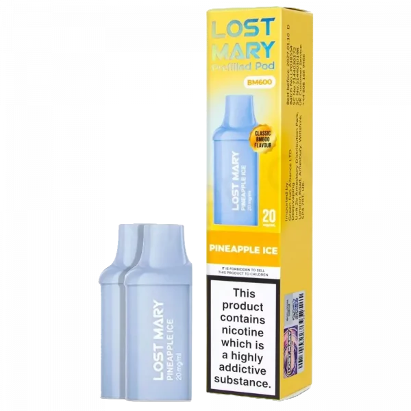 LOST MARY BM600 - Refill Pack Pineapple Ice 2 Pack (2ml Each)