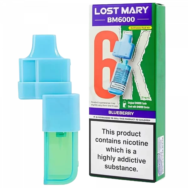 LOST MARY BM6000 - Refill Pack Blueberry (12ml Total)