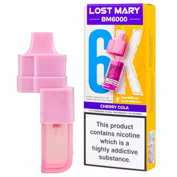 LOST MARY BM6000 - Refill Pack Cherry Cola (12ml Total)