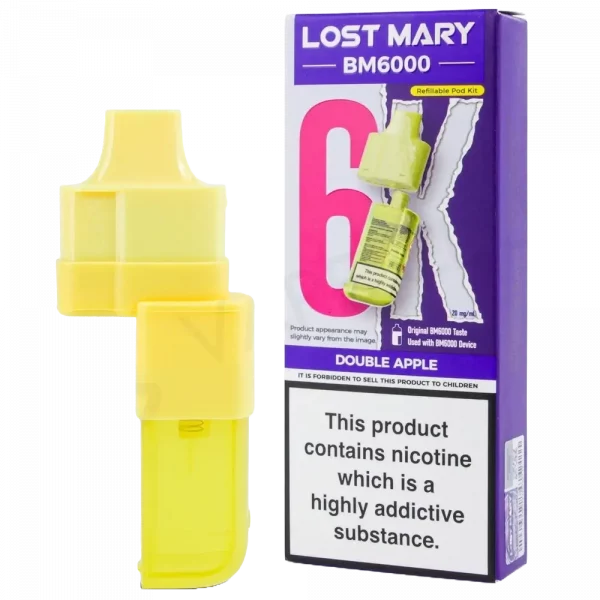 LOST MARY BM6000 - Refill Pack Double Apple (12ml Total)