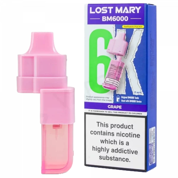LOST MARY BM6000 - Refill Pack Grape (12ml Total)