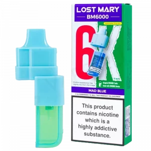 LOST MARY BM6000 - Refill Pack Mad Blue (12ml Total)