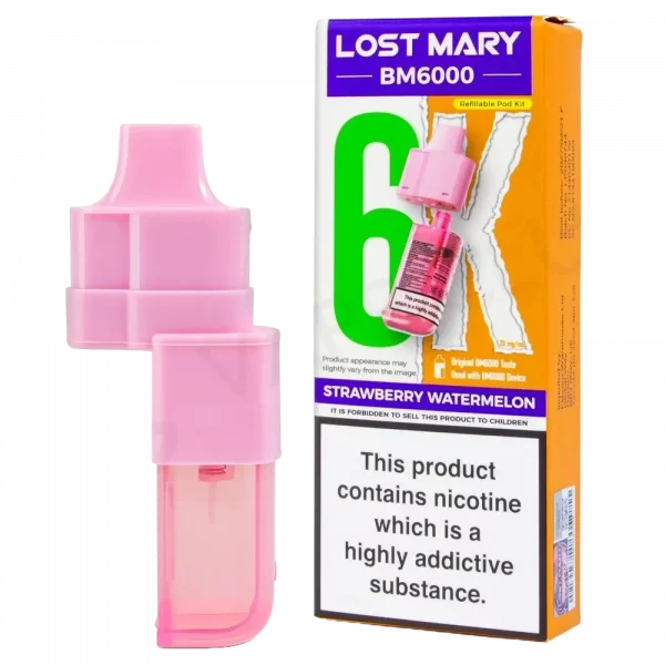 LOST MARY BM6000 - Refill Pack Strawberry Watermelon (12ml Total)