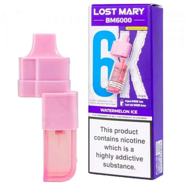 LOST MARY BM6000 - Refill Pack Watermelon Ice (12ml Total)