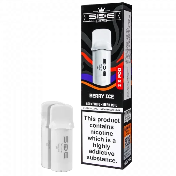 SKE CRYSTAL 600 – Berry Ice Prefilled Pro Pod 2 Pack (2ml Each)
