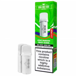 SKE CRYSTAL 600 – Kiwi Passionfruit Guava Prefilled Pro Pod 2 Pack (2ml Each)