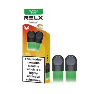 RELX PRO POD Menthol Plus (Pack of 2)